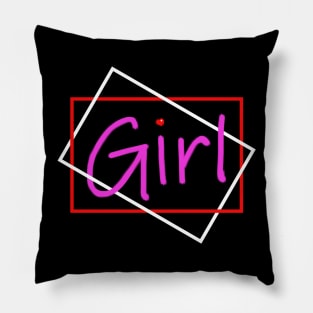 Girl #1 Pillow