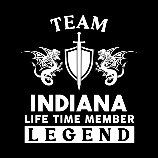 Indiana Name T Shirt - Indiana Life Time Member Legend Gift Item Tee by unendurableslemp118