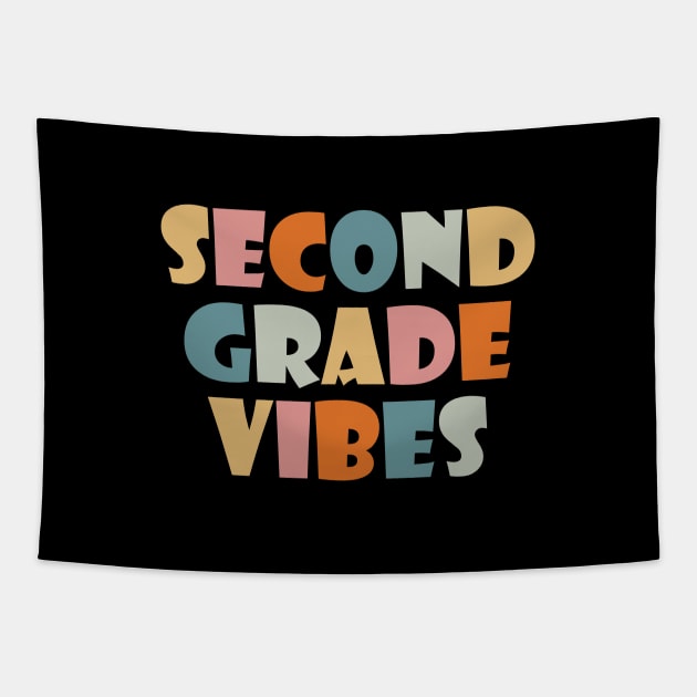 Second Grade Vibes Tapestry by Rishirt