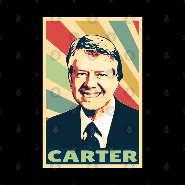 Jimmy Carter Vintage Colors by Nerd_art