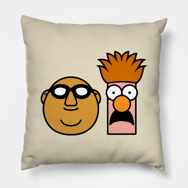 Bunsen And Beaker Pillow by thriftjd