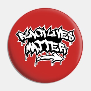 BLACK LIVES MATTER GRAFFITI SHIRT Pin