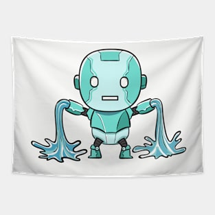 Aquarius Robotic Sign Tapestry