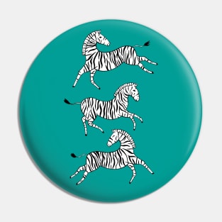 Savannah Zebras Pin