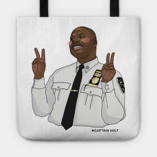 Captain Raymond holt - peace sign Tote