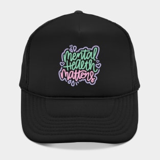 Mental Health Matters - Mint / Pink / Purple Hat