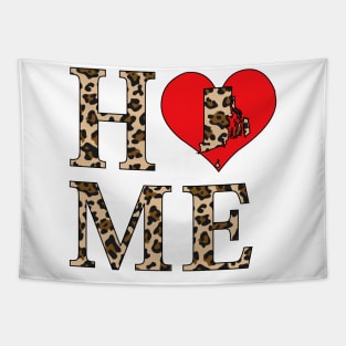 Rhode Island Home Leopard Print Tapestry