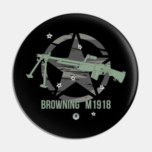 I love guns! Browning M1918 (BAR) Pin