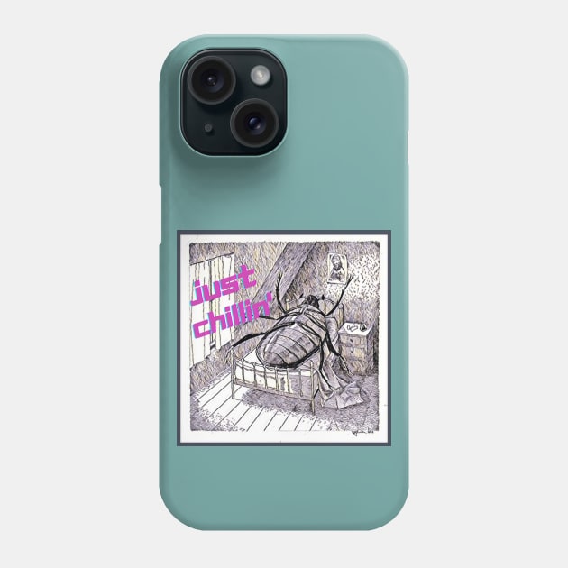 Gregor Samsa just chillin Phone Case by artbleed