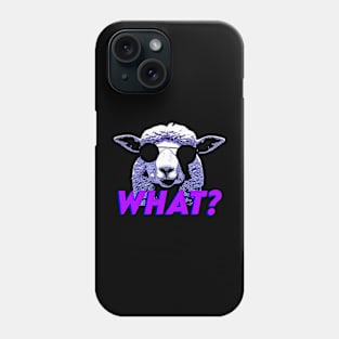 What? Funny Goat // Retro Comic Style Phone Case