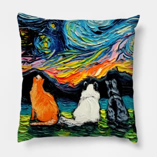 Starry Cats Pillow