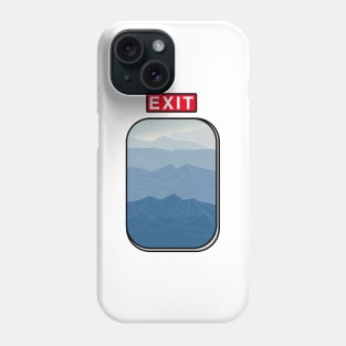 Exit Plane Window Phone Case