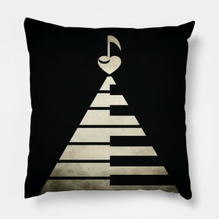 piano music love Pillow