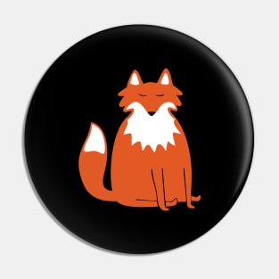 Fat fox Pin