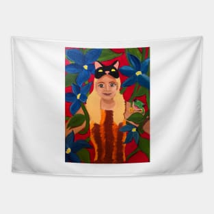 Warrior Woman Tapestry