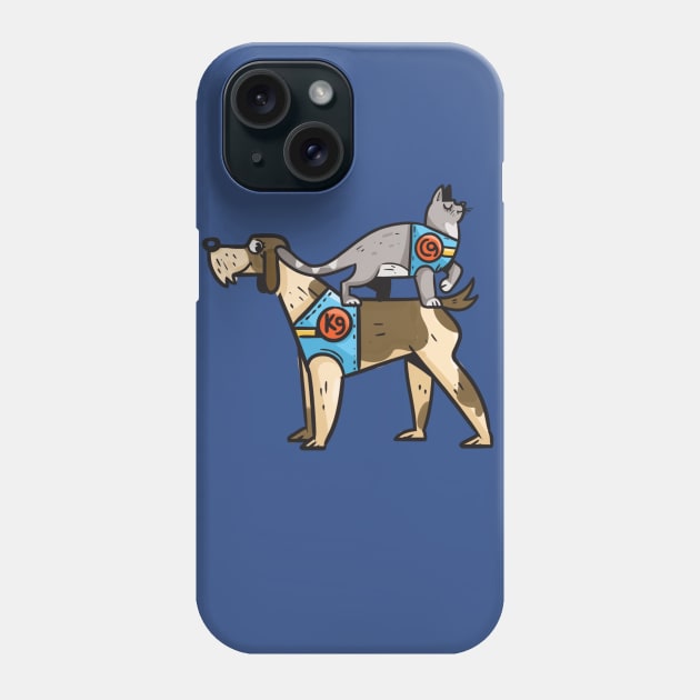 CatNine Terrier Phone Case by Komigato