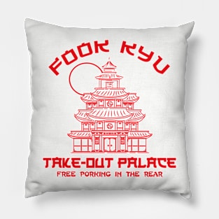 Chinese Takeout Fook Kyu Palace Pillow