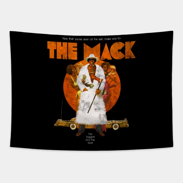 THE MACK IS BOSS RETRO Tapestry by iwan tuek tenan