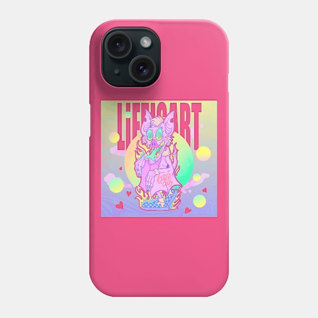 Dope piggy monster is chilling with vans illustration Phone Case by slluks_shop