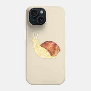 Watercolor Snail Phone Case