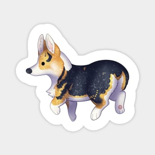 Cozy Corgi (Tricolor) Magnet