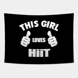 This Girl Loves Hiit Tapestry