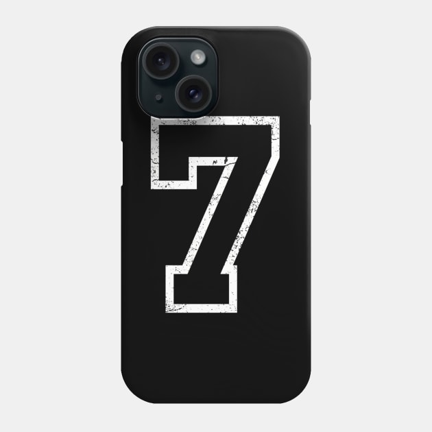 7Th T Number 7 Phone Case by SnugFarm