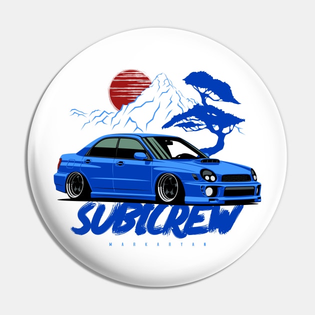 Impreza STI Pin by Markaryan