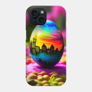 City in Easter Egg Phone Case