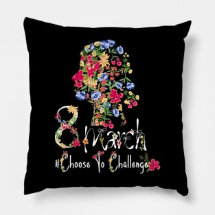 8 March International Womens Day 2022 Choose To Challenge Pillow