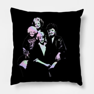 the golden girls- holographic Pillow