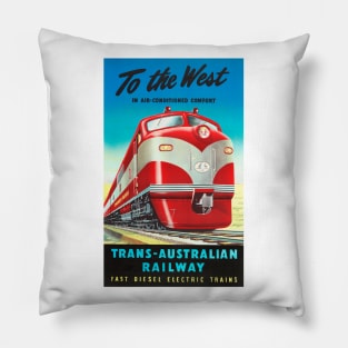 Trans-Australian Railway Pillow