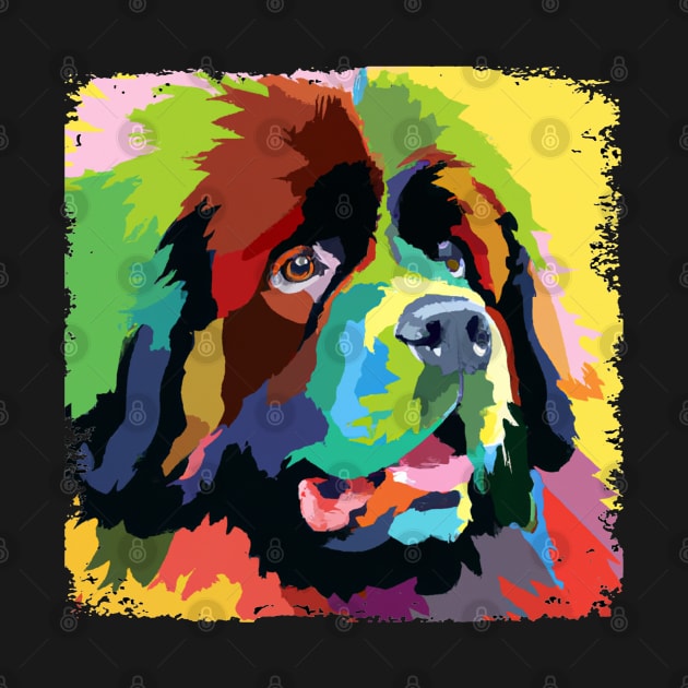 Newfoundland Pop Art - Dog Lover Gifts by PawPopArt