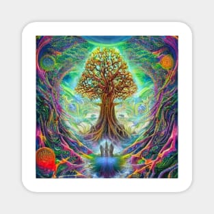 Atlantis tree of life Magnet