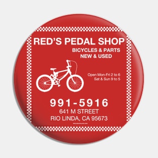 Red's Pedal Shop Pin