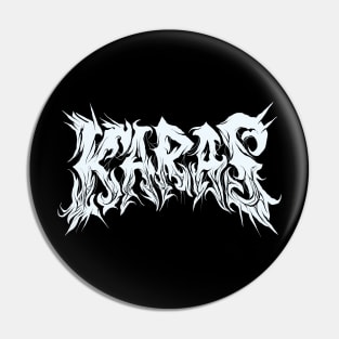 Karas font typography logo artwork Pin