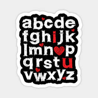 abc alphabet Magnet