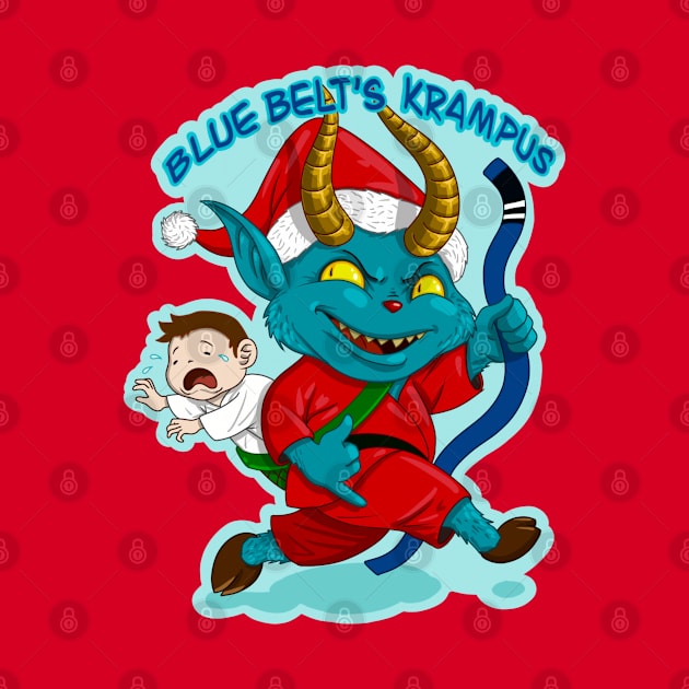 Blue belt Krampus - Jiu jitsu meme by undersideland