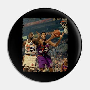 Shawn Kemp vs Scottie Pippen Pin