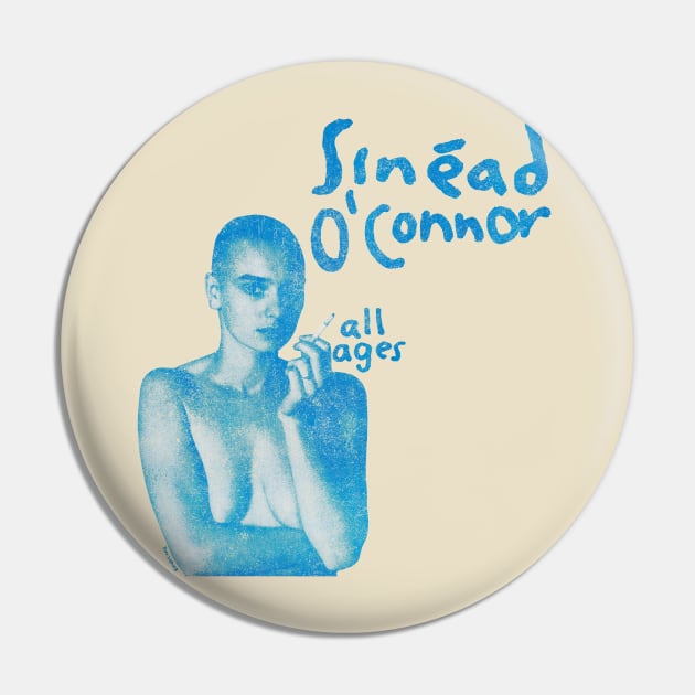 Sinead Oconnor || Blue Vintage Pin by Lavein