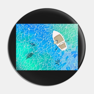 Ocean Wandering Pin