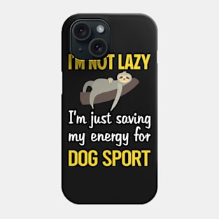 Funny Lazy Dog Sport Phone Case