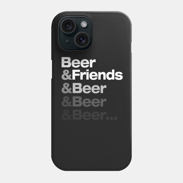 Beer & Friends Phone Case by NineBlack