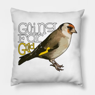 Going for GOLDfinch Pillow