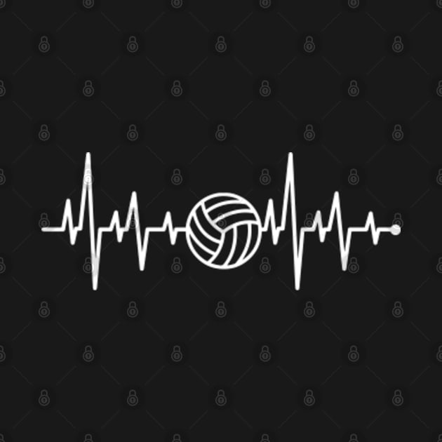 Volleyball Heartbeat by HeroGifts