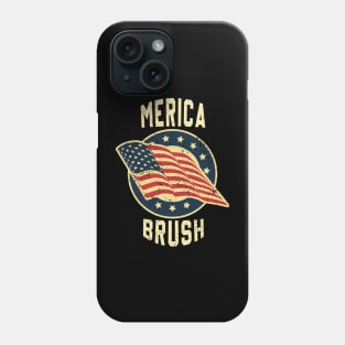 American Brush Vintage Retro 4th July Phone Case