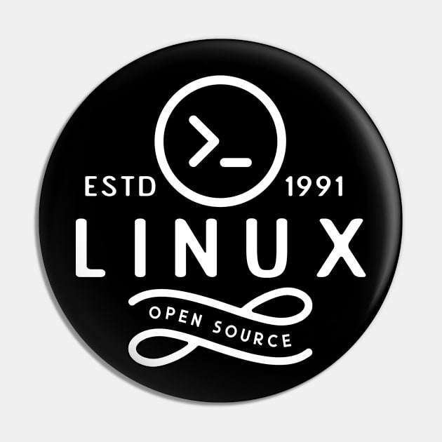 Linux - Vintage - OPEN SOURCE Pin by CoolTeez