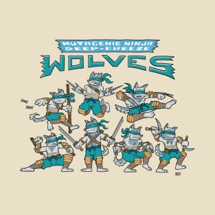 Mutagenic Ninja Deep-Freeze Wolves T-Shirt