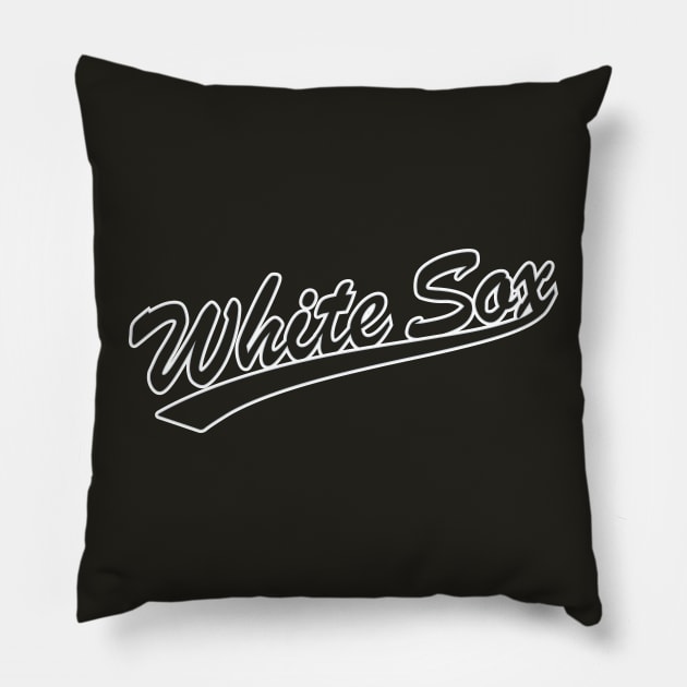 White Sox Pillow by Nagorniak