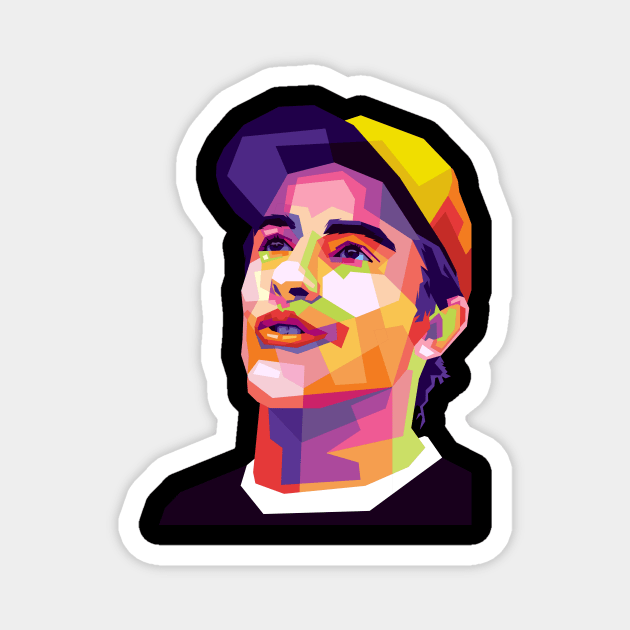 Marc marquez popart Magnet by Danwpap2